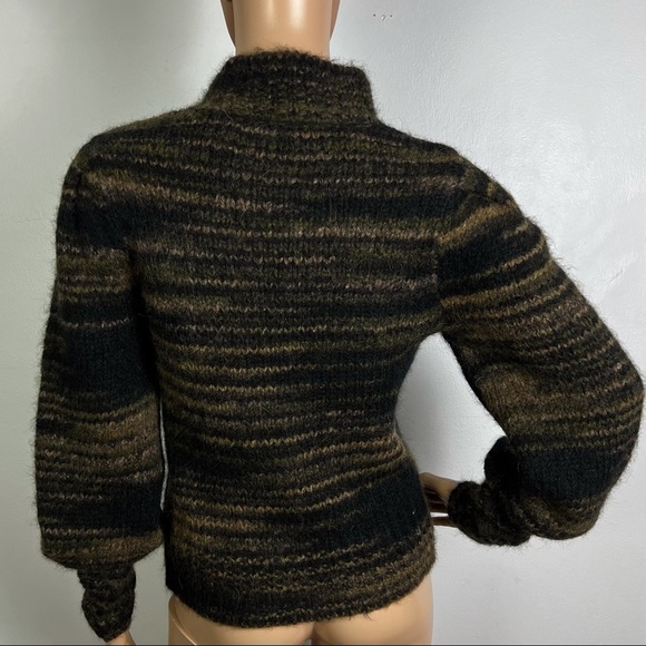 NEW VERONICA BEARD FUZZY MOCK NECK SWEATER - Picture 7 of 9